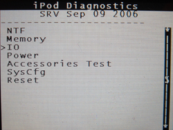 iPod Diagnostics